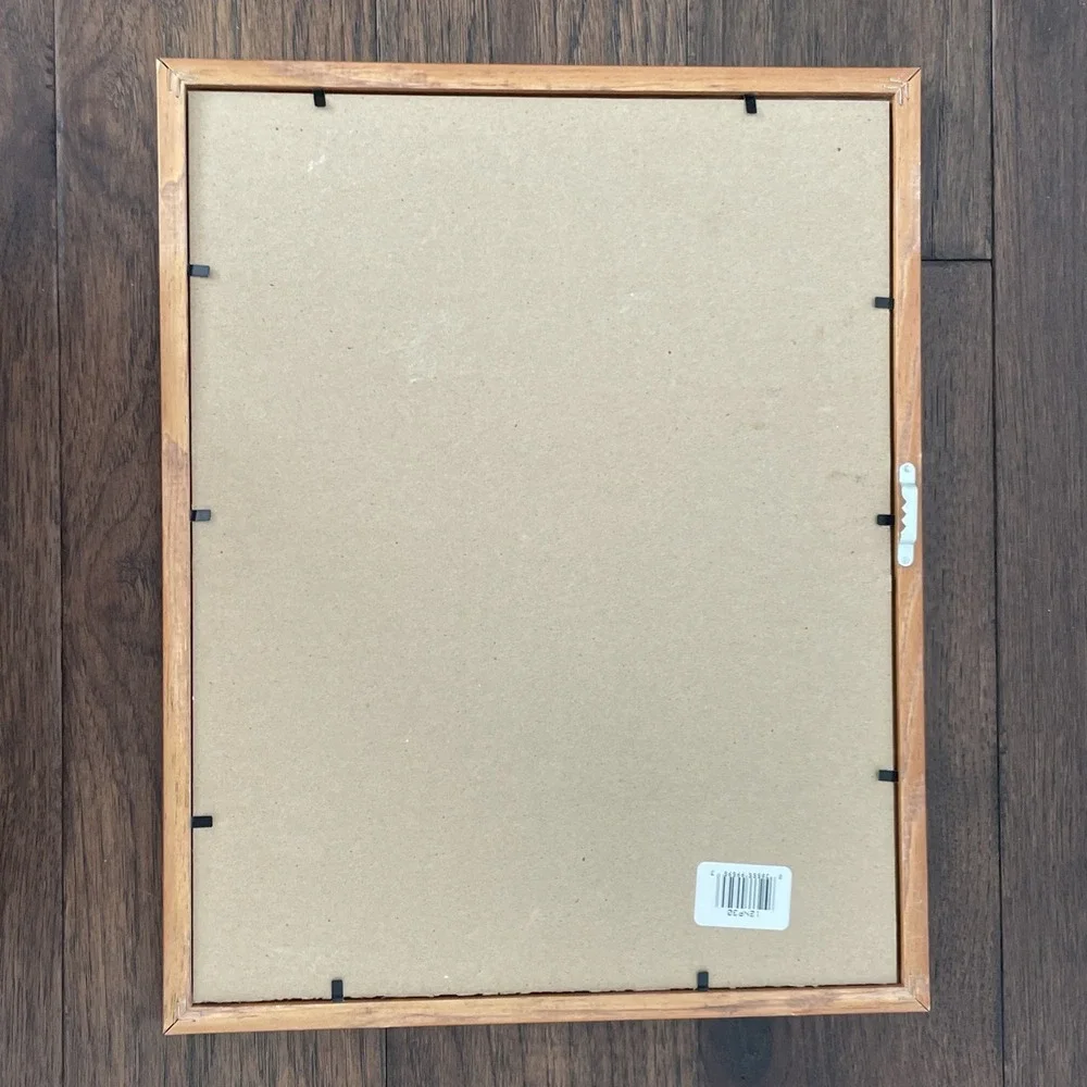 Vintage 80s Magee Company Wood Collage Photo Frame 8 Opening 11x14 Wall Decor